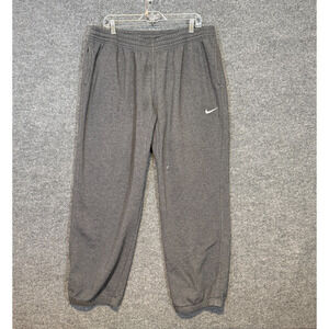 Nike Pants Mens XXL 2XL Gray Joggers Stretch Nike Fleece Swoosh Sweatpants